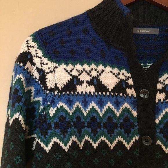 Vintage Sweaters - Vintage Fair Isle sweater with reindeer | M